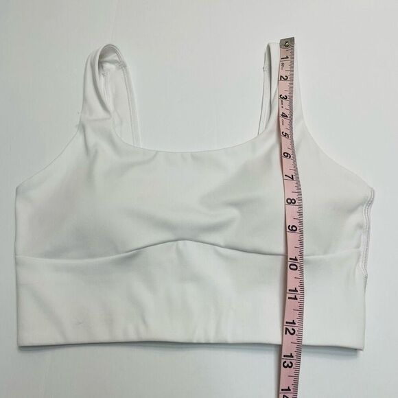 Gymshark Longline Sports Bra Medium Support White Size Small - Picture 5 of 8